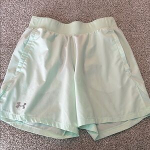 Under Armour Men’s Light Green Athletic Shorts